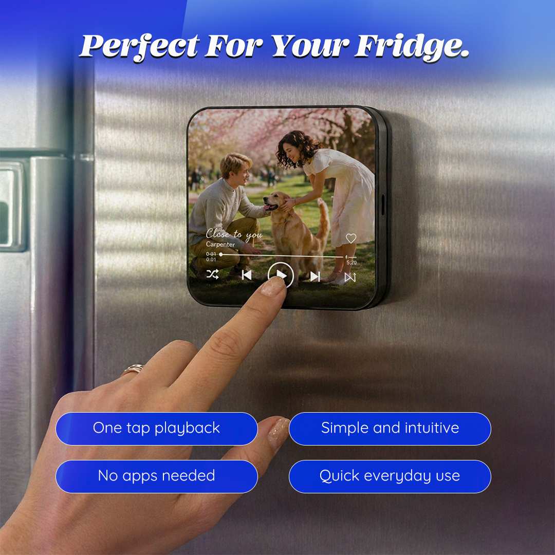 Personalized Music Fridge Magnet
