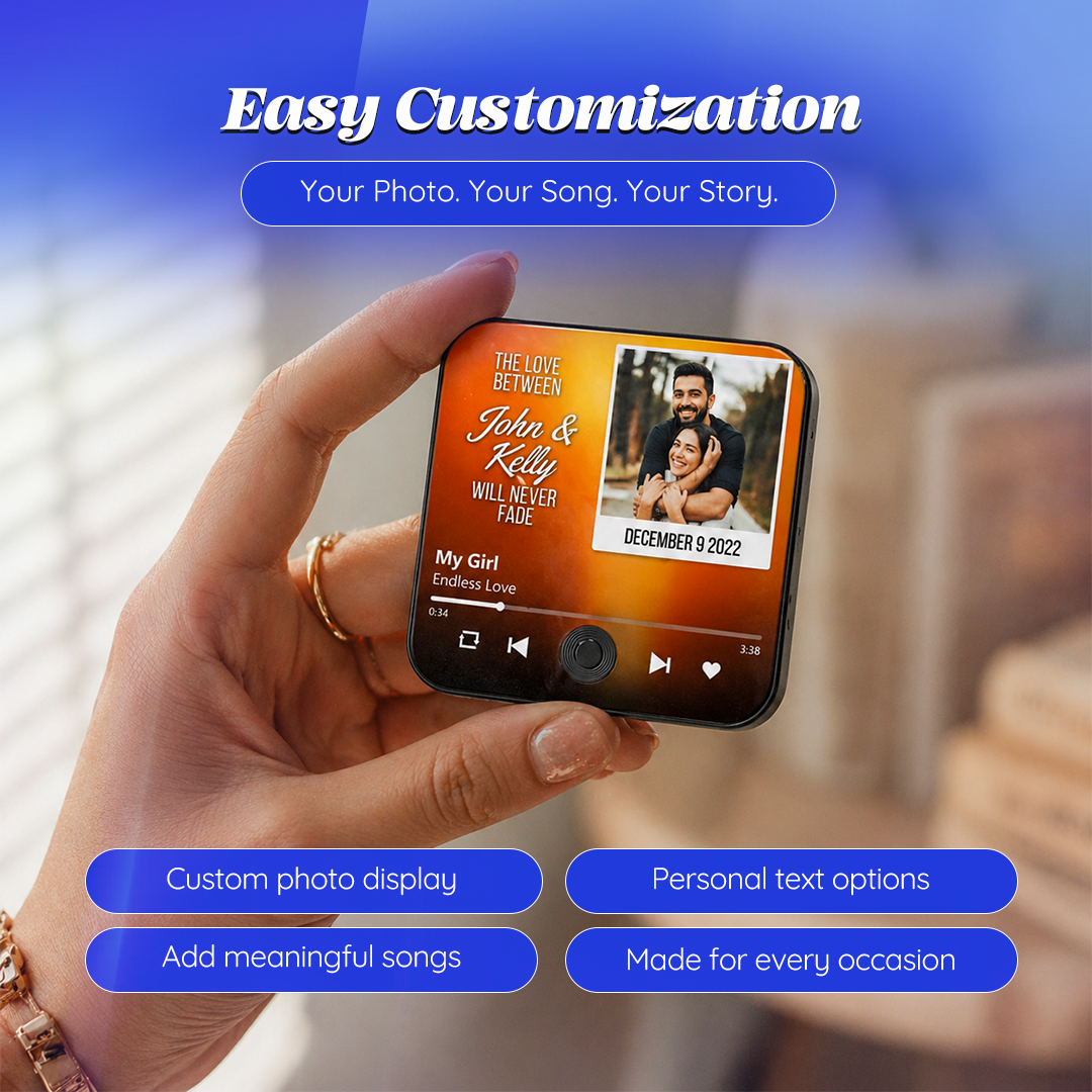 Personalized Music Fridge Magnet