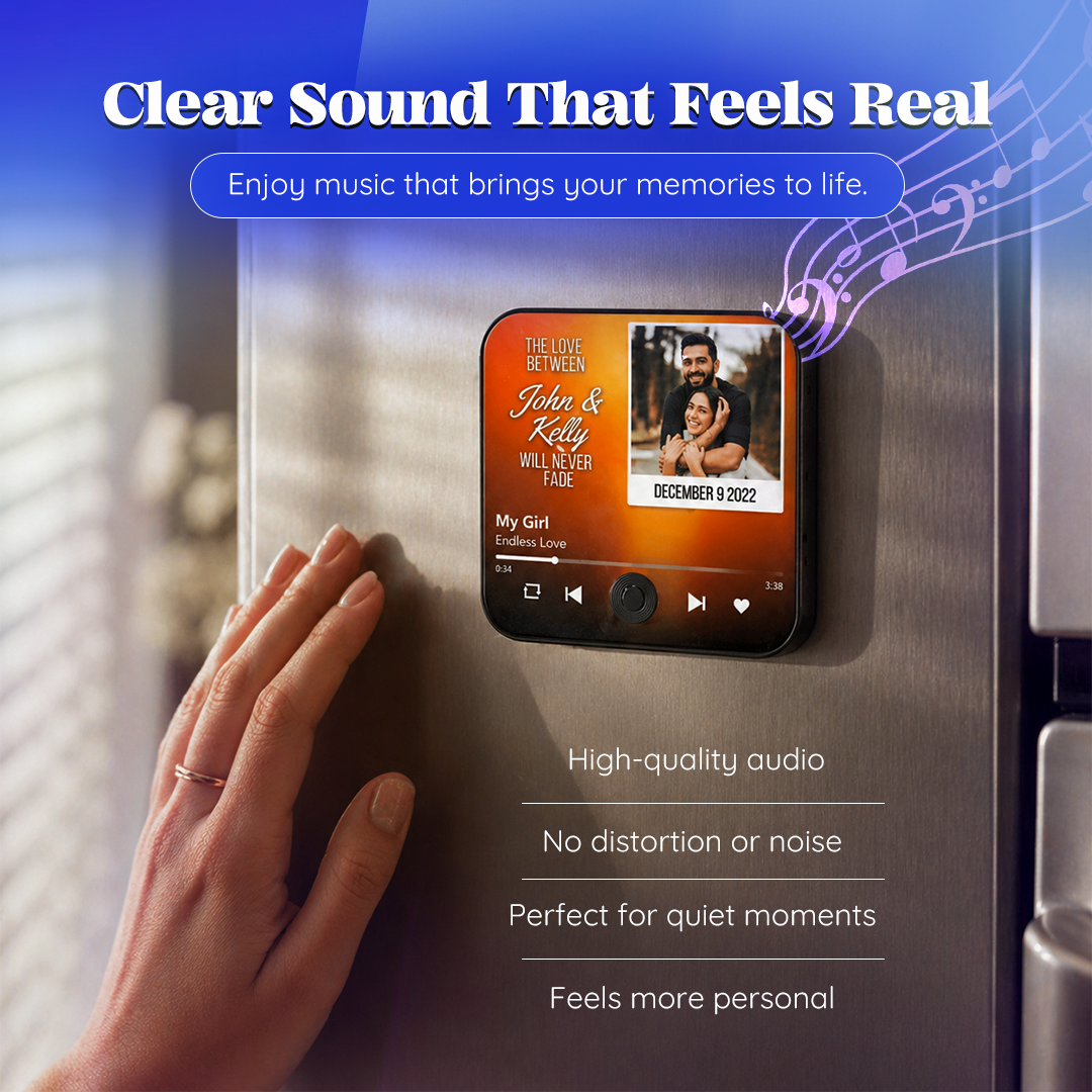 Personalized Music Fridge Magnet